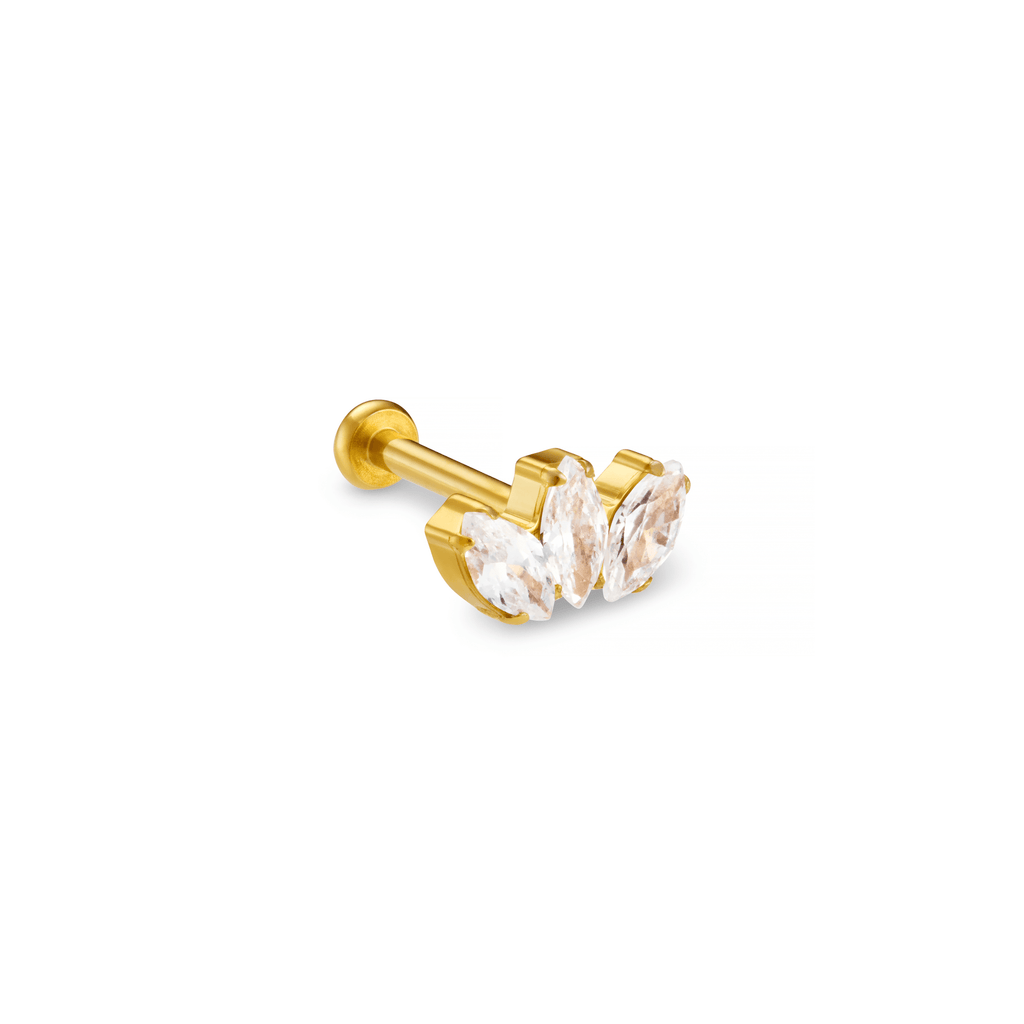 PUSCA Crystal Marquise Fan Labret