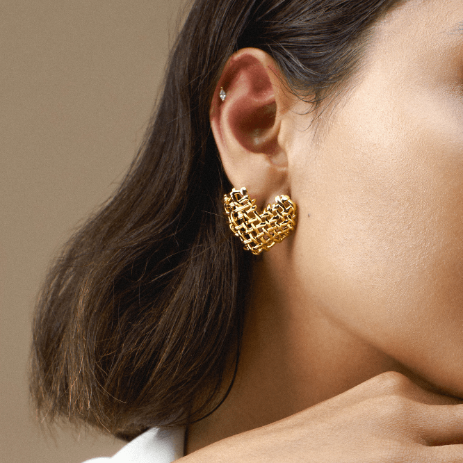 PUSCA Crystal Navette Barbell