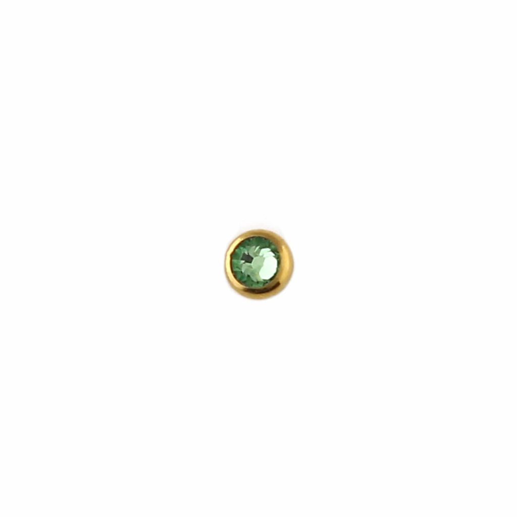 PUSCA Emerald Labret Made With Swarovski® Crystal