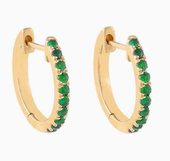 PUSCA Emerald Pavé Hula Hoop