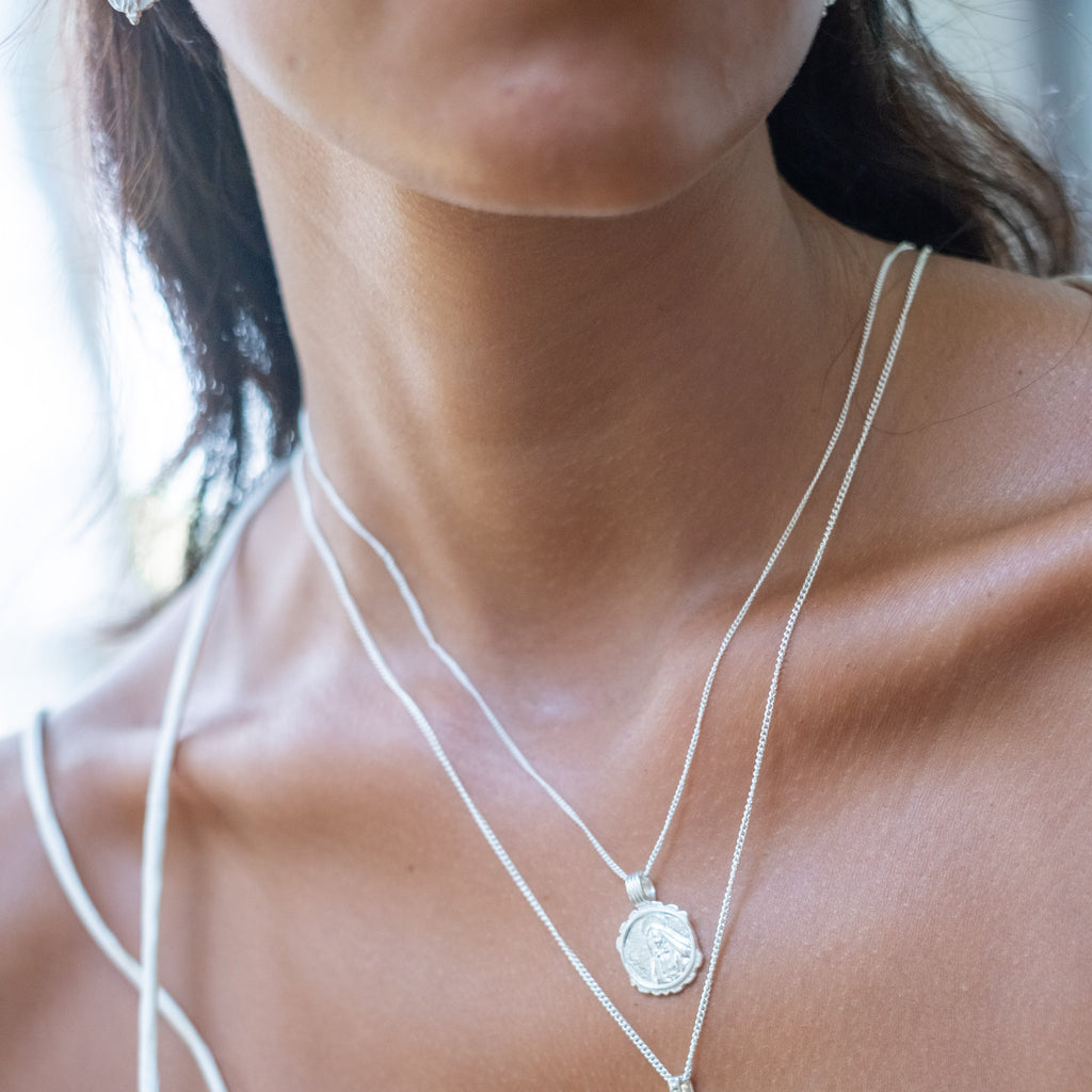 St Cabrini - Patron Saint of Immigrants - Silver