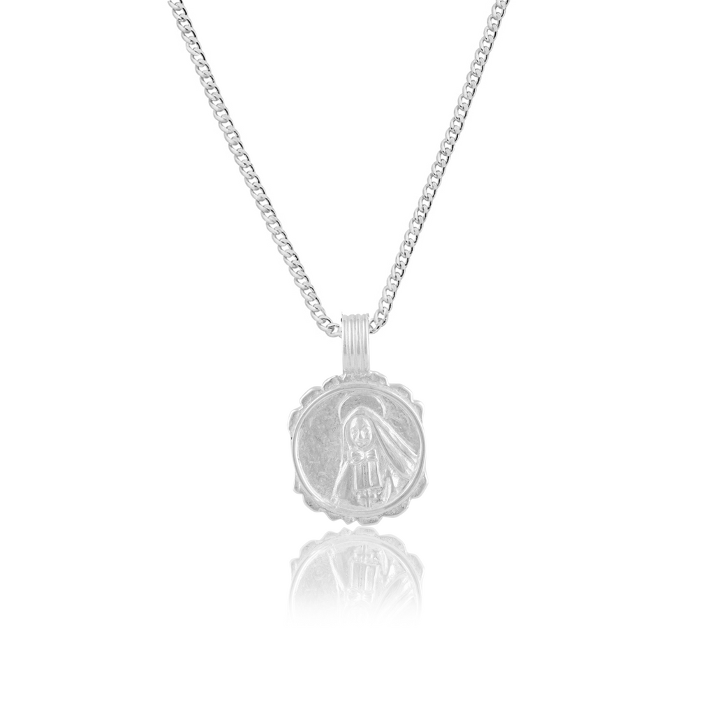 St Cabrini - Patron Saint of Immigrants - Silver