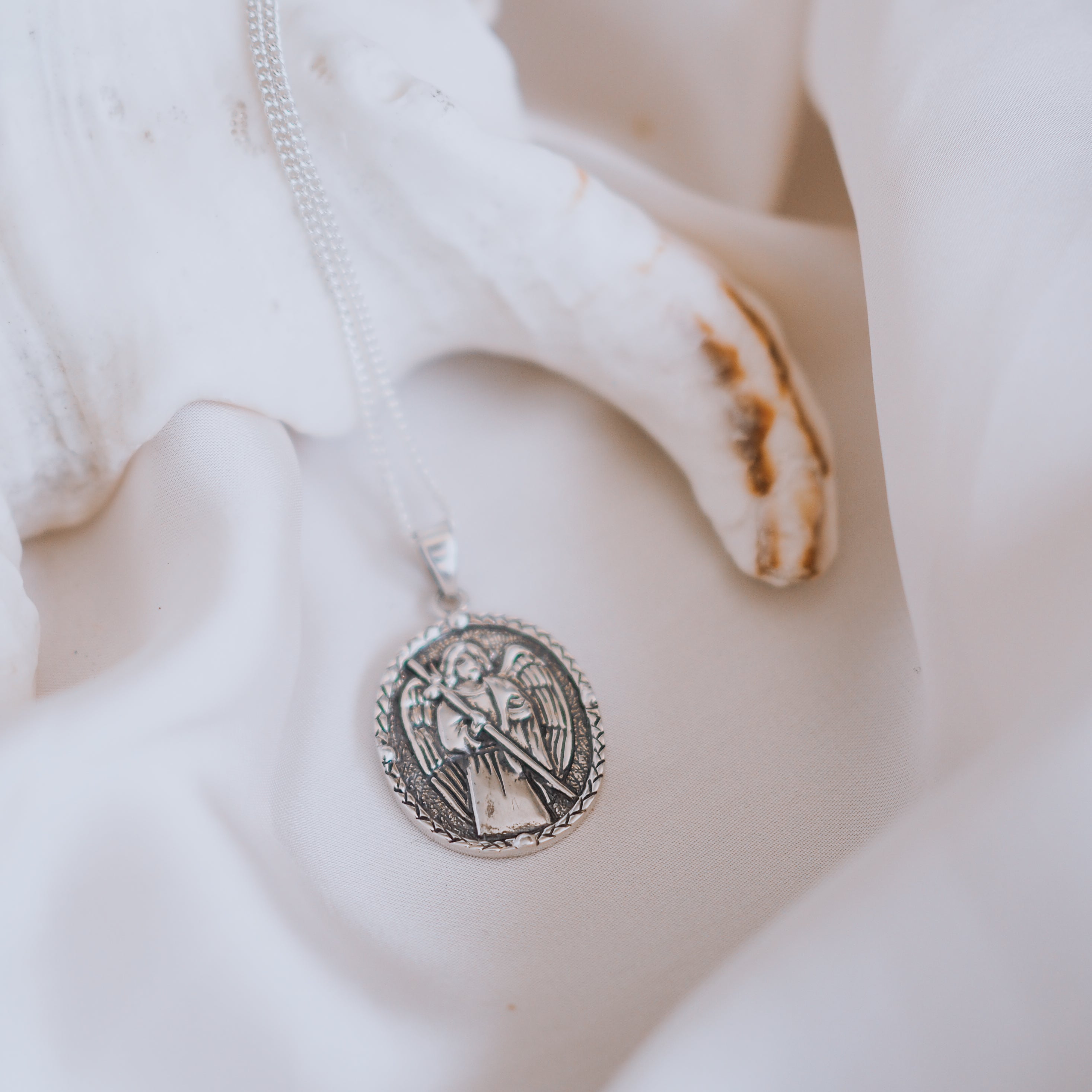 St Raphael - Patron Saint of Happy Meetings, Doctors & Nurses - Silver
